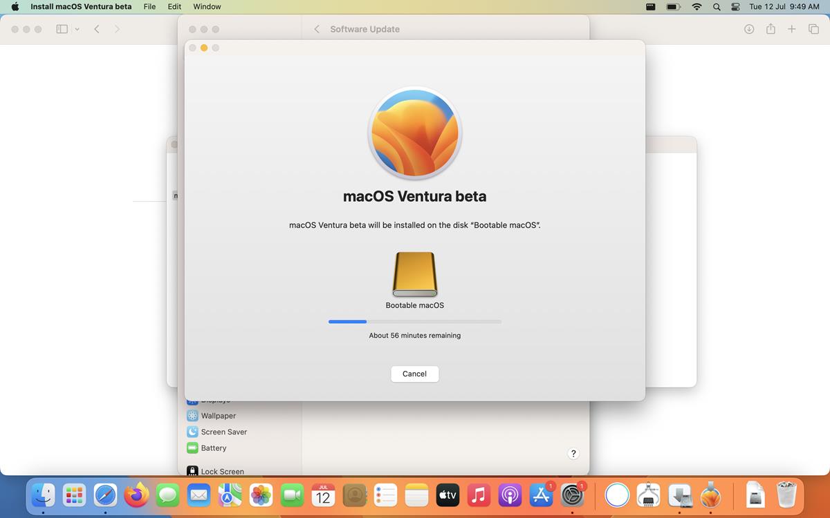 Inštalácia operačného systému Mac OS Ventura