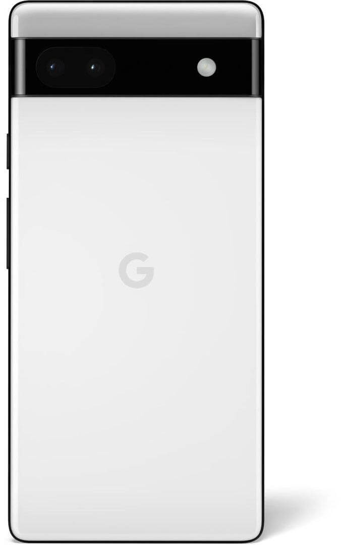 Google Pixel 6a fotoaparáty, biely