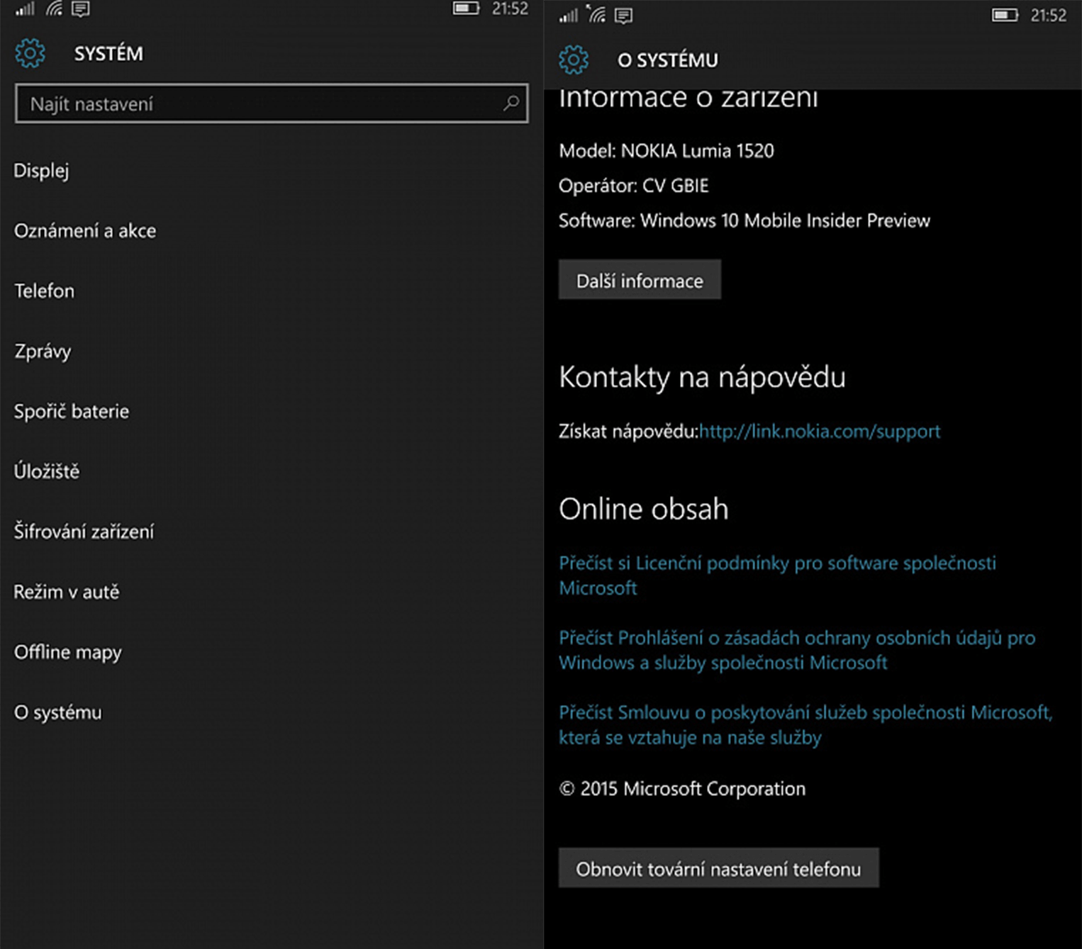 Windows Phone reset