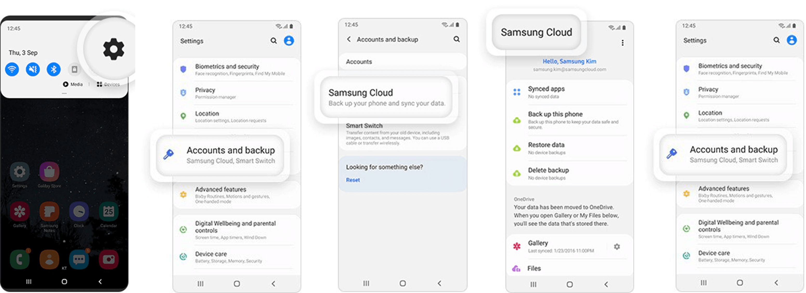 Samsung Cloud zaloha