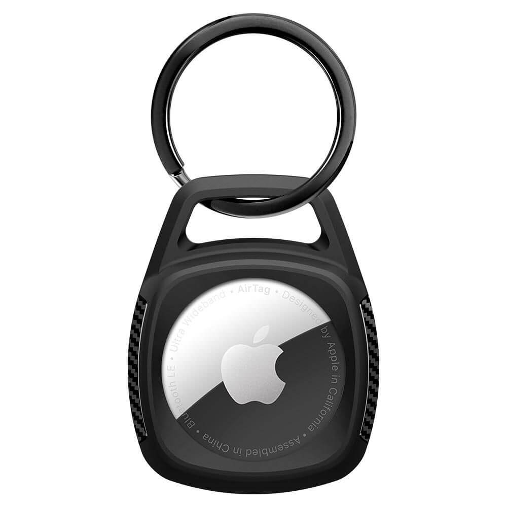 AirTag Spigen rugged armor kľúčenka matná čierna