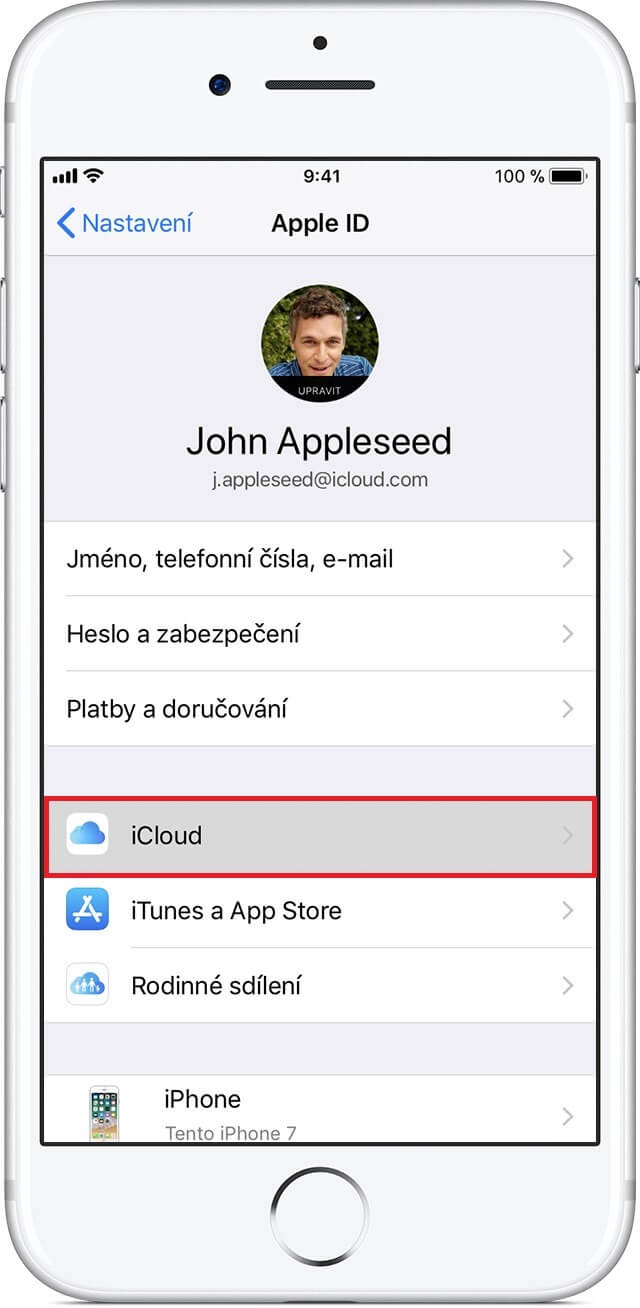 Zaloha iCloud 1