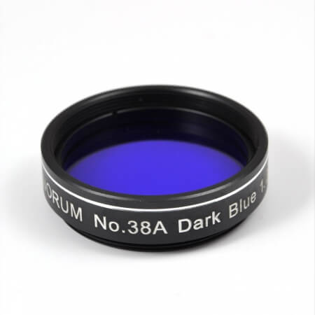 č.38 tmavo modrý filter