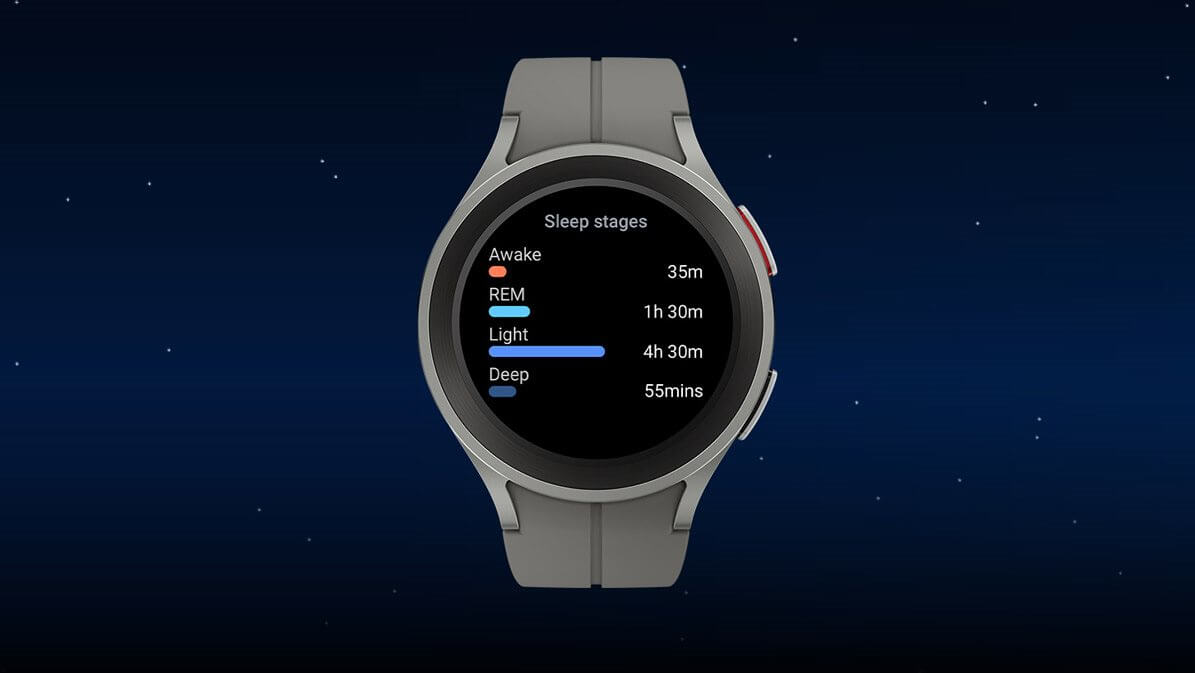 Samsung Galaxy Watch 5 PRO čierne spánkový režim
