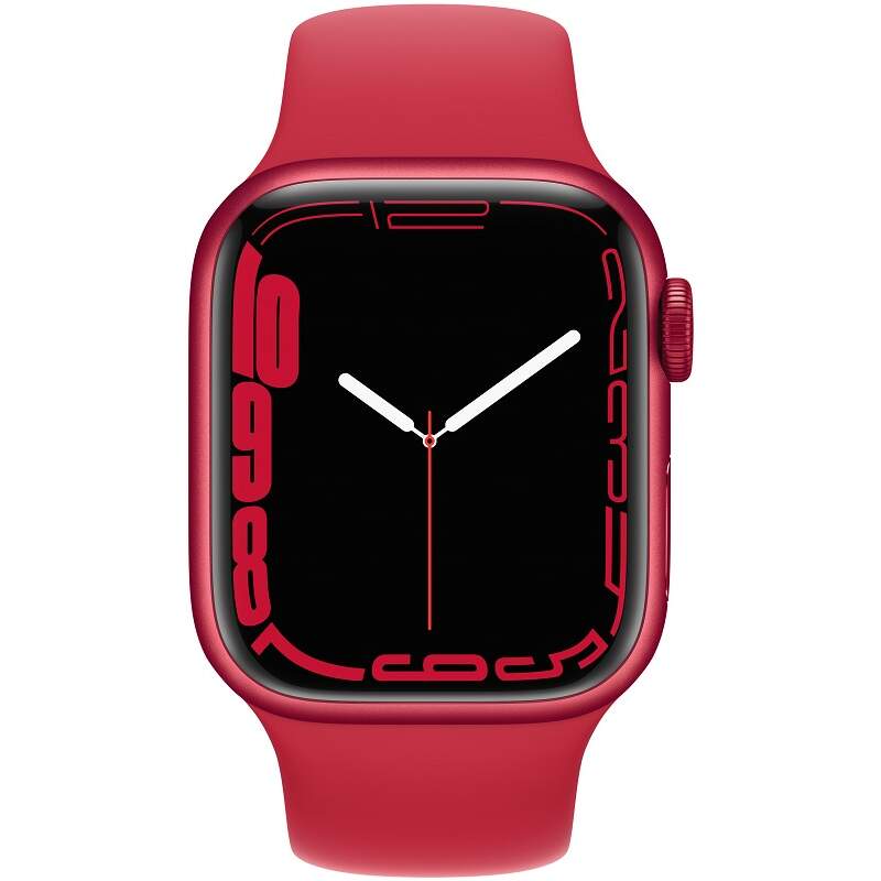 Apple Watch 7 GPS 41mm | Červený hliník - RED Aluminium