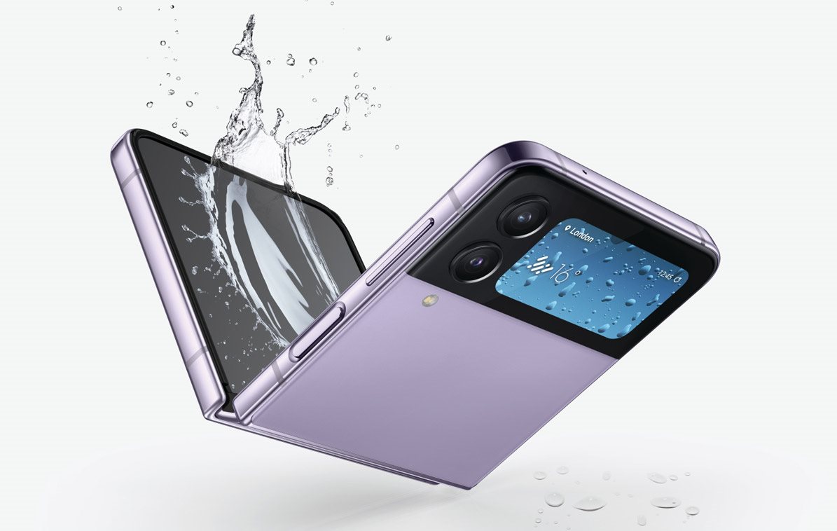 Samsung Galaxy Z Flip4 vodeodolnosť