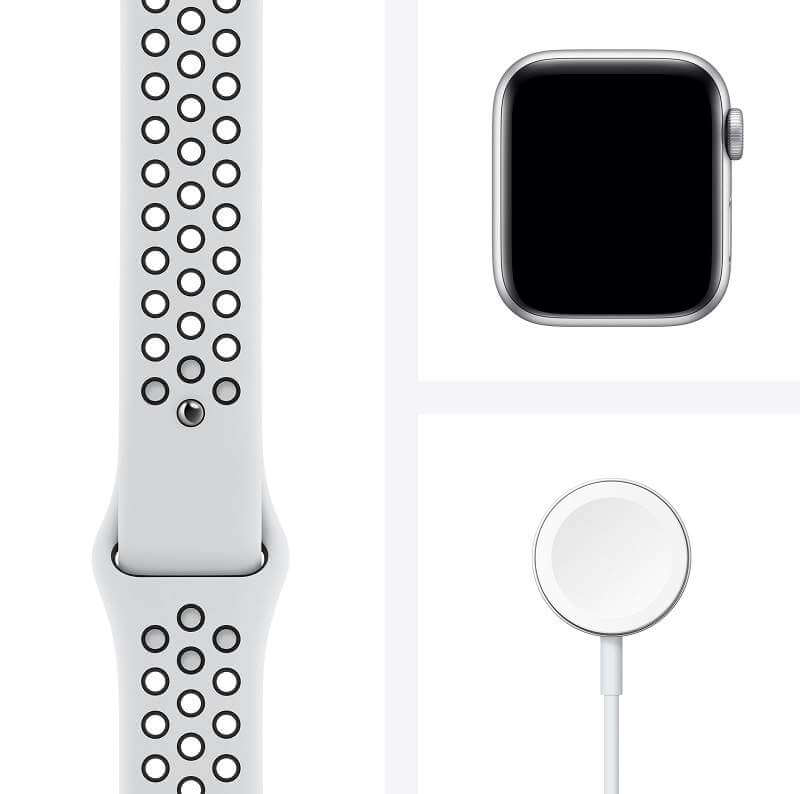 Apple Watch NIKE 6 GPS 44mm | Strieborné - Silver - Balenie