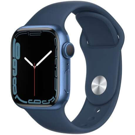 Apple Watch 7 GPS 41mm | Modrý hliník - Blue Aluminium