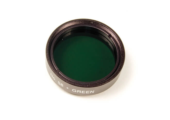č. 58 zelený astronomický filter