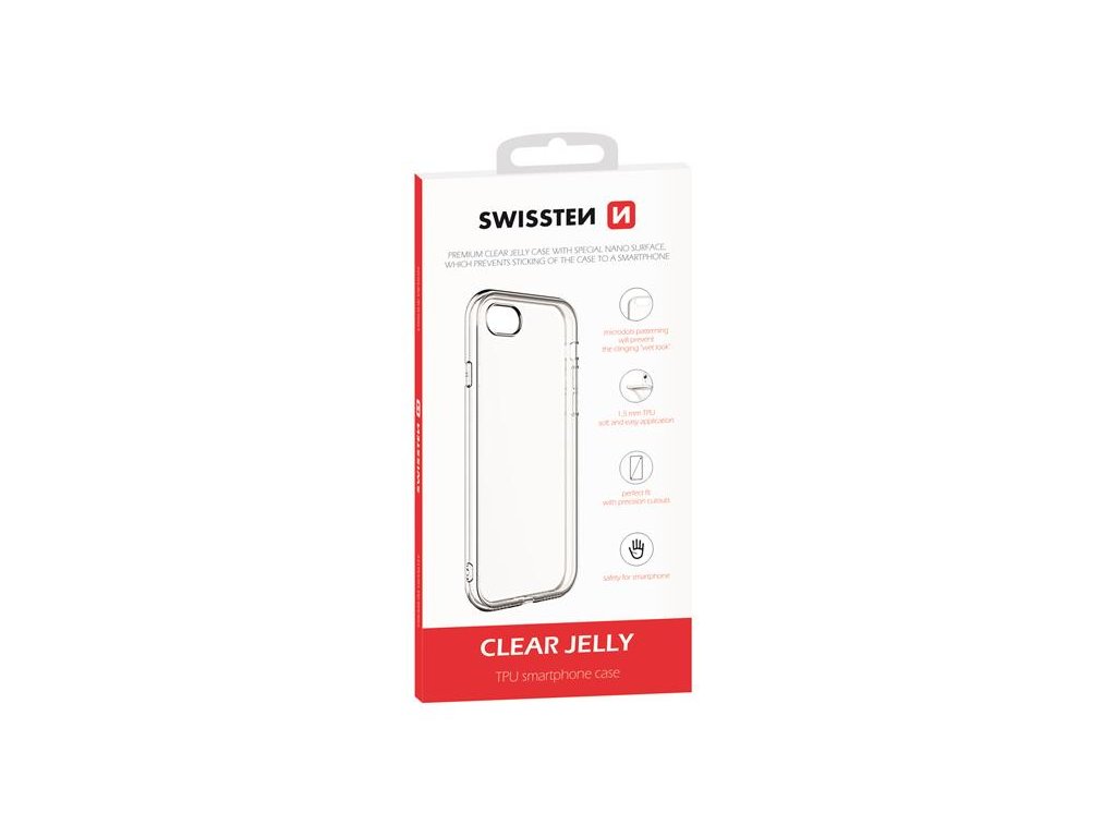Púzdro Swissten CLEAR JELLY Apple iPhone 13 - transparentné