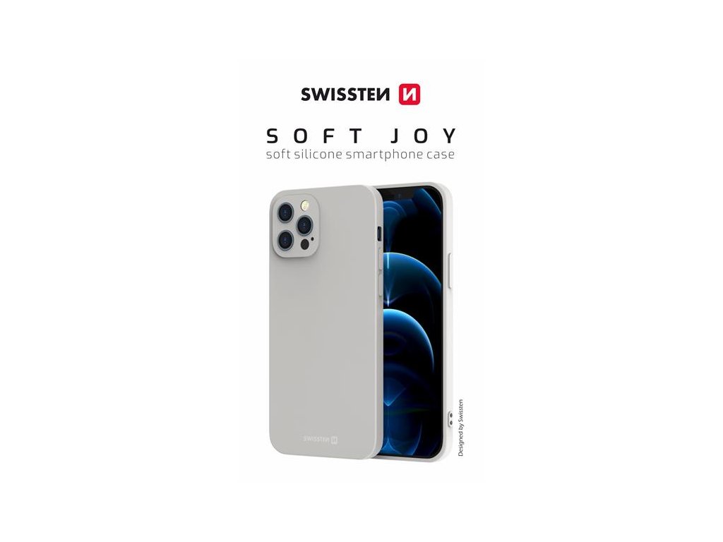 Zadné púzdro Swissten SOFT JOY Apple iPhone 13 Pro - kamenná-šedá