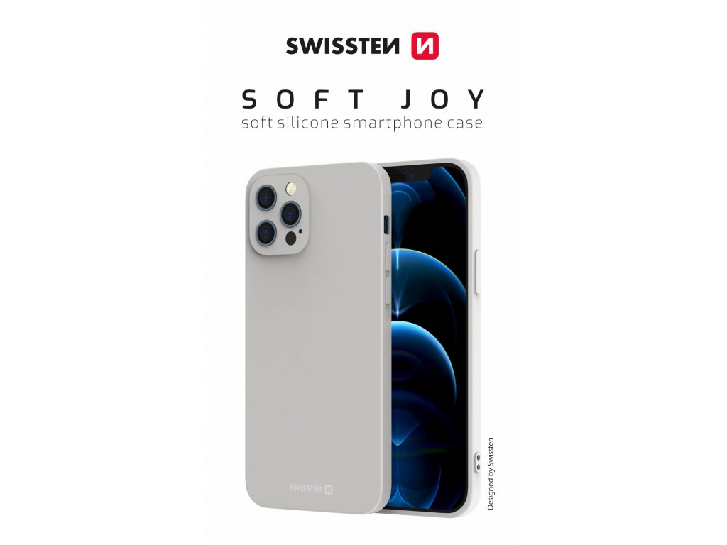 Zadné púzdro Swissten SOFT JOY Apple iPhone 13 - kamenná-šedá
