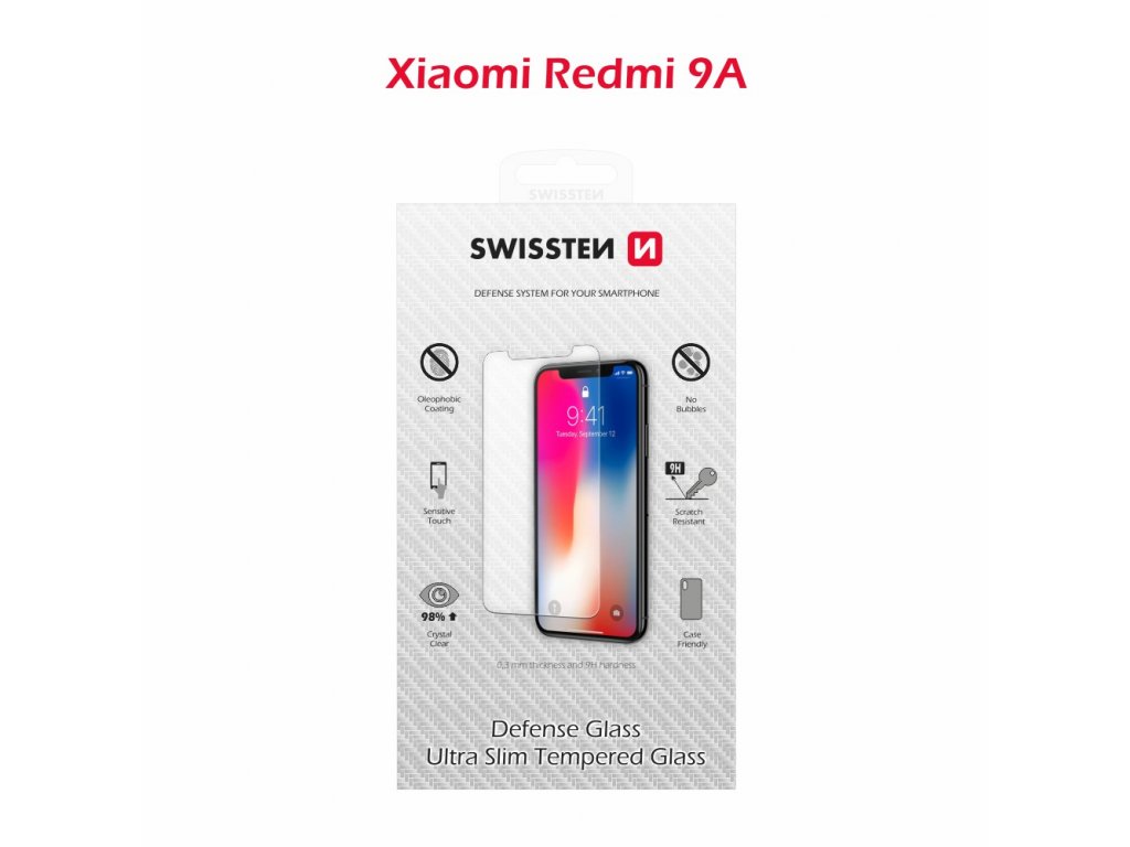Ochranné tvrdené sklo Swissten Xiaomi REDMI 9A/XIAOMI REDMI 9A RE 2,5D