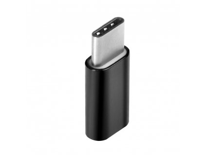 Redukcia s Micro Usb na Usb-C - čierna