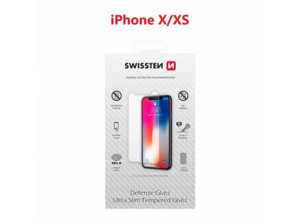 Ochranné tvrdené sklo Swissten Apple iPhone X/XS RE 2,5D