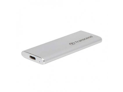 Transcend SSD 250GB ESD260C USB 3.1 Gen 2 - Silver Aluminium