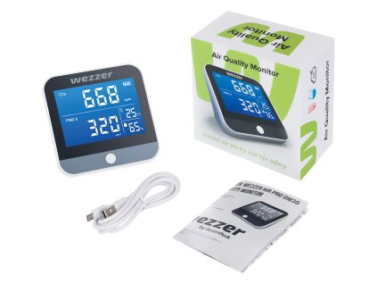 Merač kvality vzduchu Levenhuk Wezzer Air PRO DM30