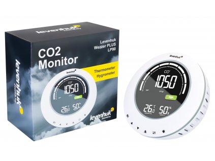 Detektor hladiny koncentrácie CO2 Levenhuk Wezzer PLUS LP90