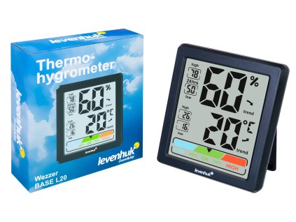Digitálny bytový teplomer a vlhkomer 2v1 Levenhuk Wezzer BASE L20