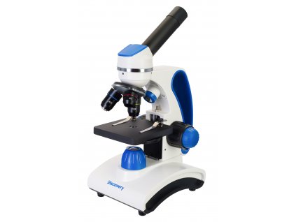 Mikroskop so vzdelávacou publikáciou Discovery Pico Gravity
