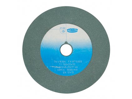 Kotúč Tyrolit 416368, 150x20x20 mm, 49C60J9V40 (zrnitosť 60), brúsny
