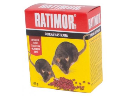 Návnada RATIMOR® Bromadiolon grain bait 150 g zrno