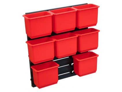 Boxy QBRICK® Organizer náhradný, ONE200, Organizer XL, TWO 9 dielna sada, na stenu