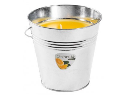 Bytová sviečka Citronella CB162, Bucket 510 g, vedierko