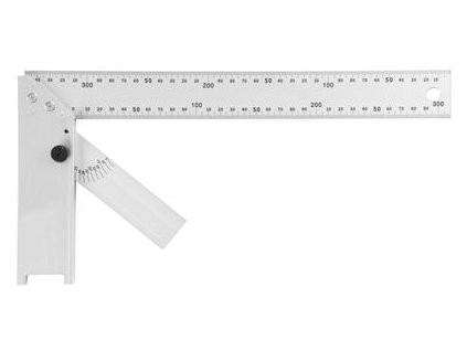 Uholník DY-5030 • 350 mm, Alu, s uhlomerom