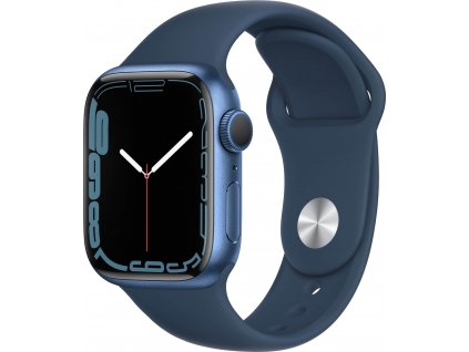 Apple Watch 7 GPS 41mm Modrý hliník Blue Aluminium