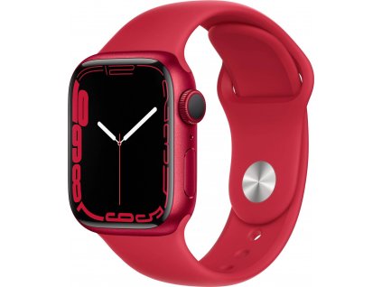 Apple Watch 7 GPS 41mm Červený hliník RED Aluminium1