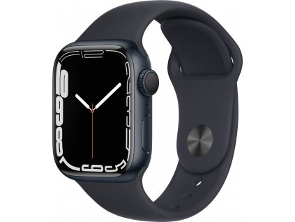 Apple Watch 7 GPS 445mm Polnočne šedý hliník Midnight Grey
