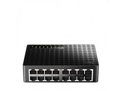 Cudy 16-Port Switch, 16 10/100M RJ45 Ports, Desktop, Power Saving, Plug & Play