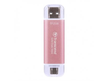 Transcend SSD 512GB ESD310P USB 3.2 Gen 2x1 - Pink