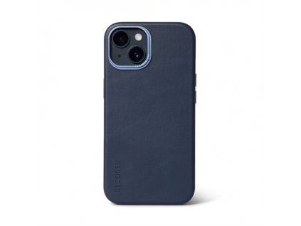 Decoded kryt Leather Backcover MagSafe pre iPhone 14 - Navy