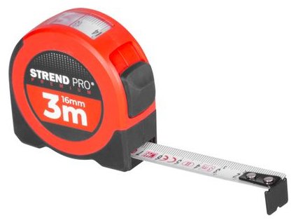 Meter Strend Pro Premium RW3016W, 3 m, 16 mm, zvinovací, s okienkom