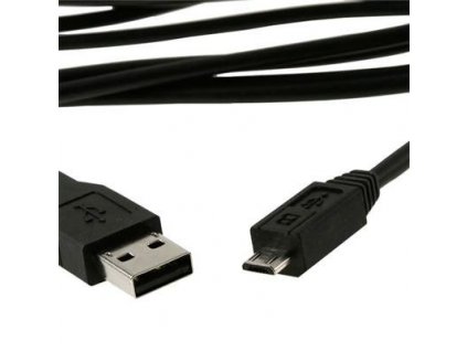 Kábel CABLEXPERT USB A Male/Micro B Male 2.0, 1,8m, Black High Quality