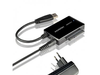 AXAGON ADSA-FP3, USB 3.0 - SATA 6G HDD FASTport3 adaptér, vr. napájača