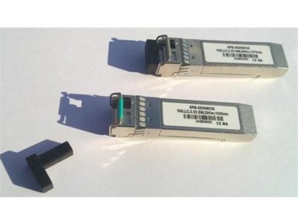 OEM SFP+ modul multirate, 10GBASE-BX, WDM singlemode 20km, Tx1270, Rx1330, LC, 0 až 70°C, DMI, Cisco komp.