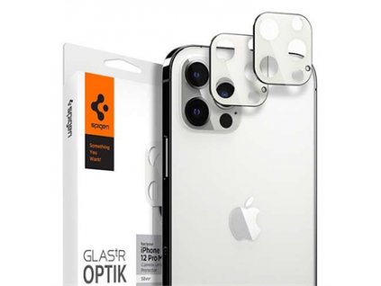 Spigen Optik Lens Protector pre iPhone 12 Pro Max - Silver