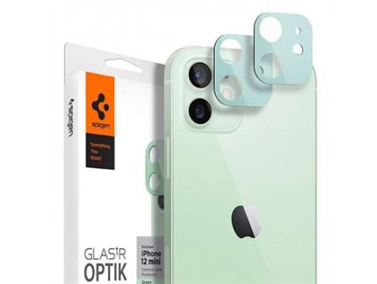 Spigen Optik Lens Protector pre iPhone 12 mini - Green