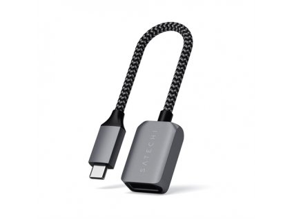 Satechi adaptér USB-C to USB 3.0 cable - Space Gray Aluminium