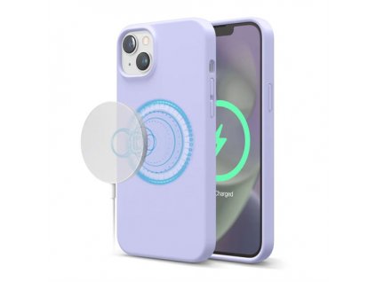 Elago kryt Silicone Case Magsafe pre iPhone 14 Plus - Purple