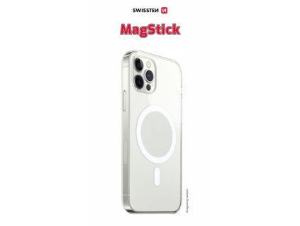 Púzdro s MagStick Swissten CLEAR JELLY  iPhone 13 Mini - transparentné
