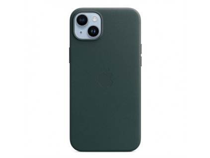 Apple iPhone 14 Plus Leather Case with MagSafe - Forest Green