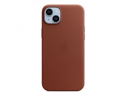 Apple iPhone 14 Plus Leather Case with MagSafe - Umber