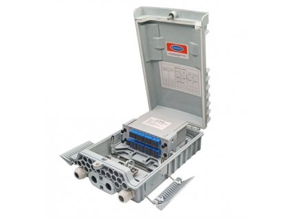 SJ-FTTH-SK18-B Distribuční box pro PLC splitter, neosazený