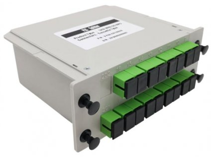 Modulový PLC splitter PLC-IM-1X16-SC-APC, G657A, 1:16