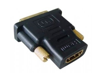 Kábel CABLEXPERT red. HDMI na DVI, F/M, pozlátené kontakty, čierna