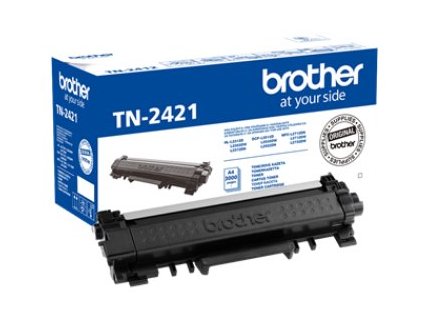 Brother TN2421, BLACK toner pre DCP-L2512D/2532DW/2552DN/HL-L2312D/L2352DW/L2372DN/MFC-L2712/2732, 3000 strán